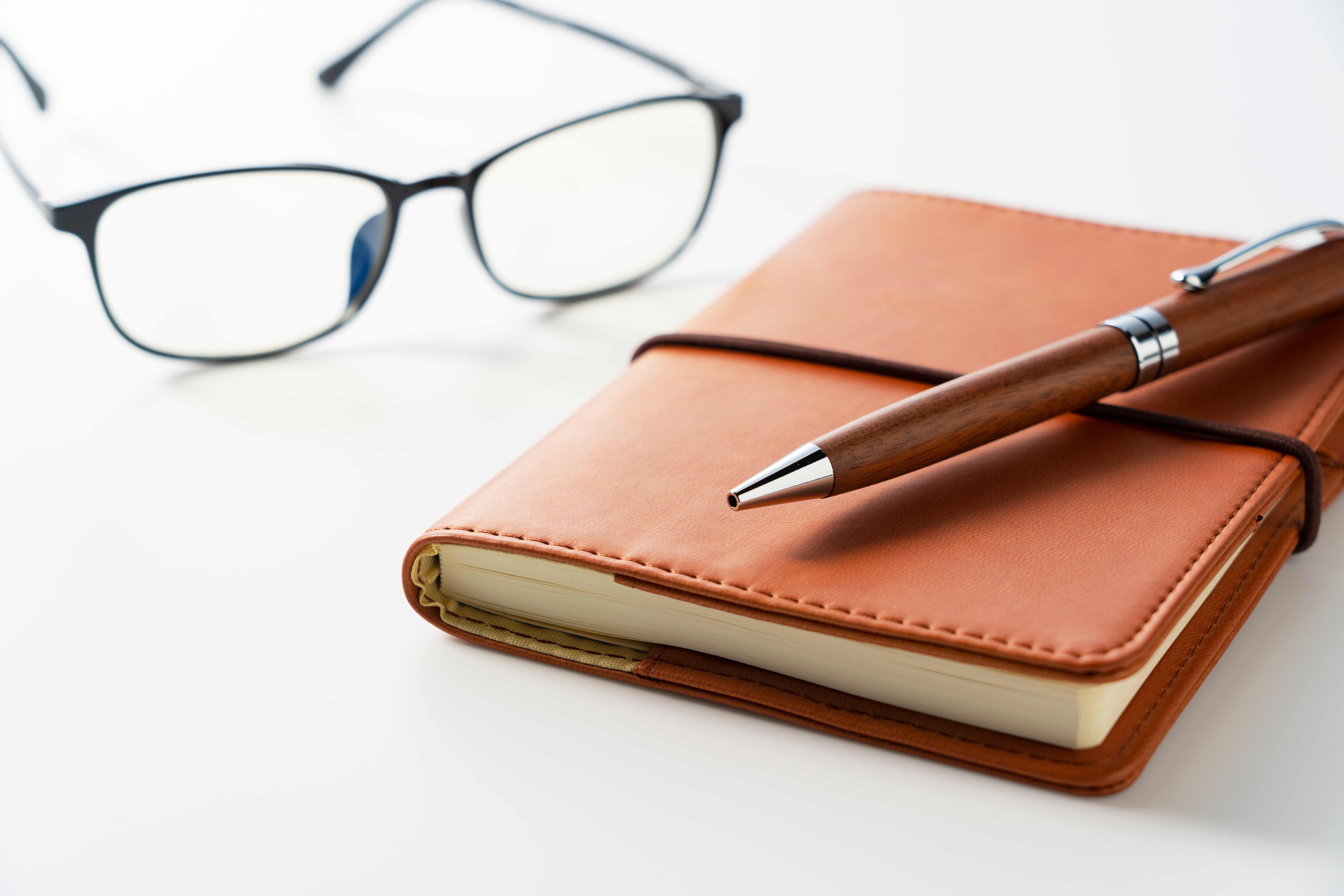 A luxurious leather journal makes a wonderful graduation gift.