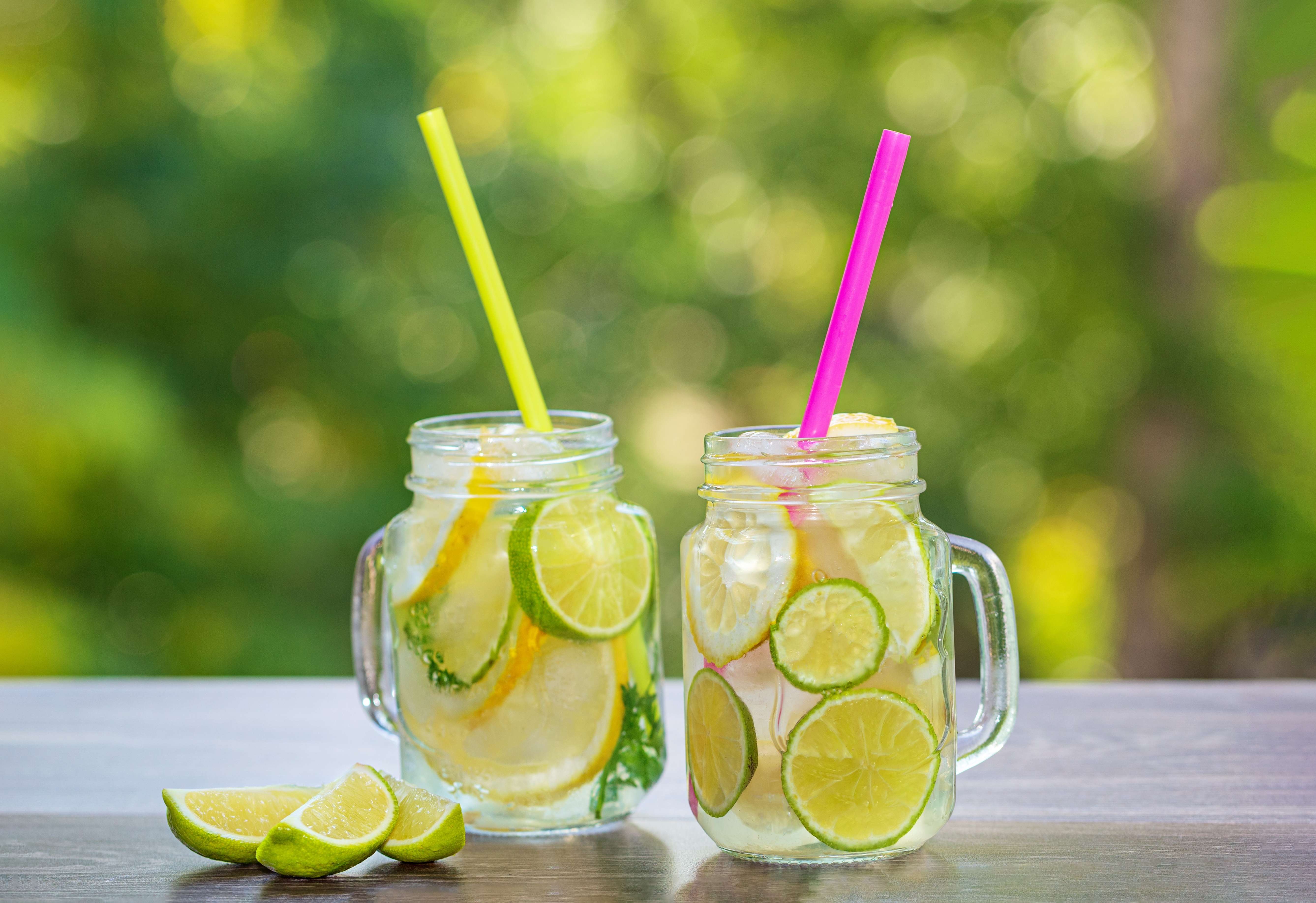 Non-alcoholic beverage options for a BBQ-themed summer baby shower