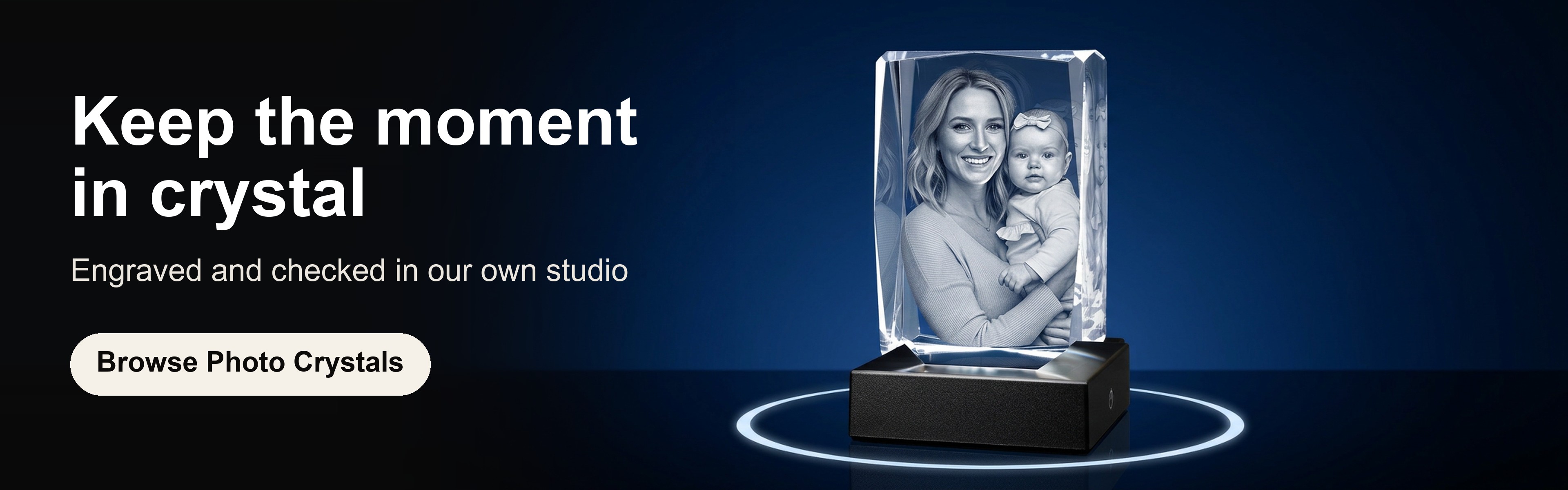 Keep the moment in crystal - browse ArtPix 3D photo crystals