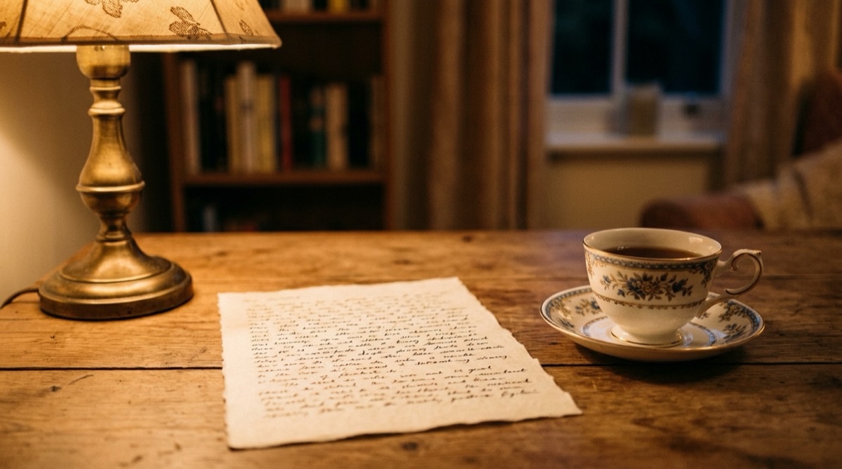 A handwritten list of twenty years of addresses, the anniversary gift that costs nothing