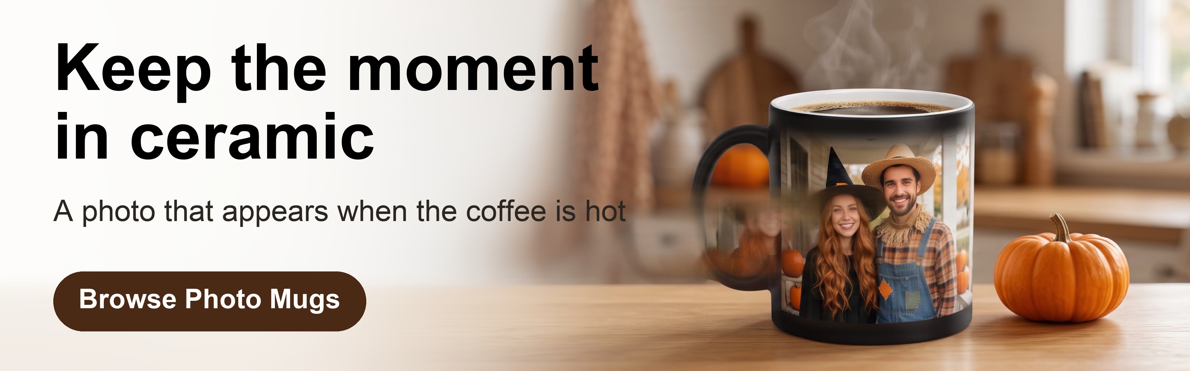 ArtPix 3D banner: keep the moment in ceramic, browse photo mugs printed with your own photo