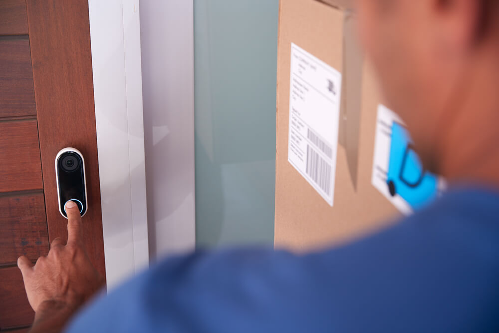 A high-tech security doorbell to protect seniors who live alone.