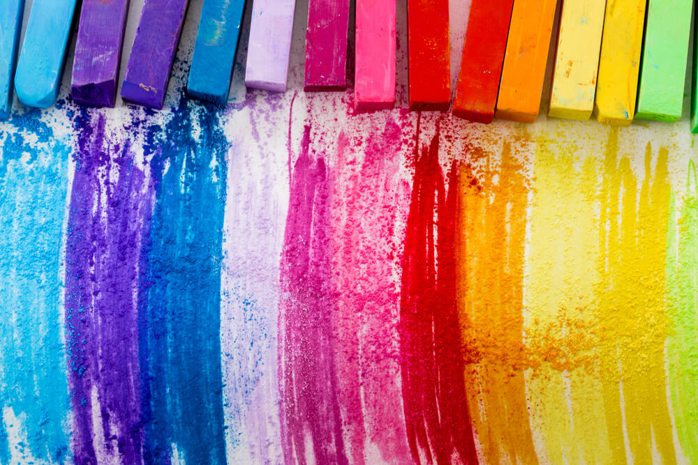 Colorful art supplies to kickstart a creative hobby.
