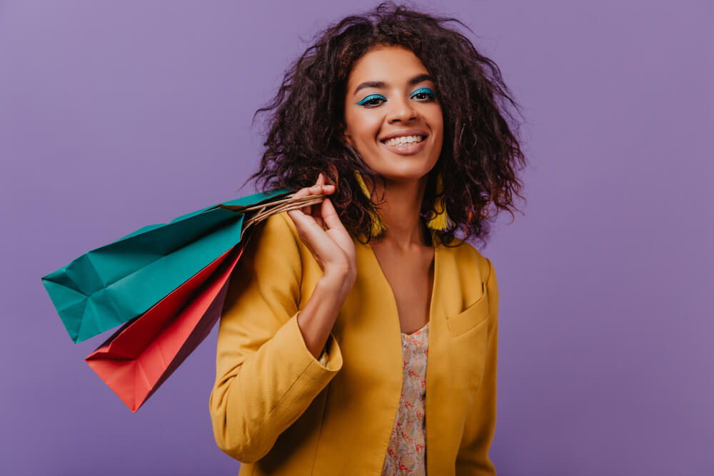 A Scorpio woman is excited to shop at all her favorite stores on her birthday.