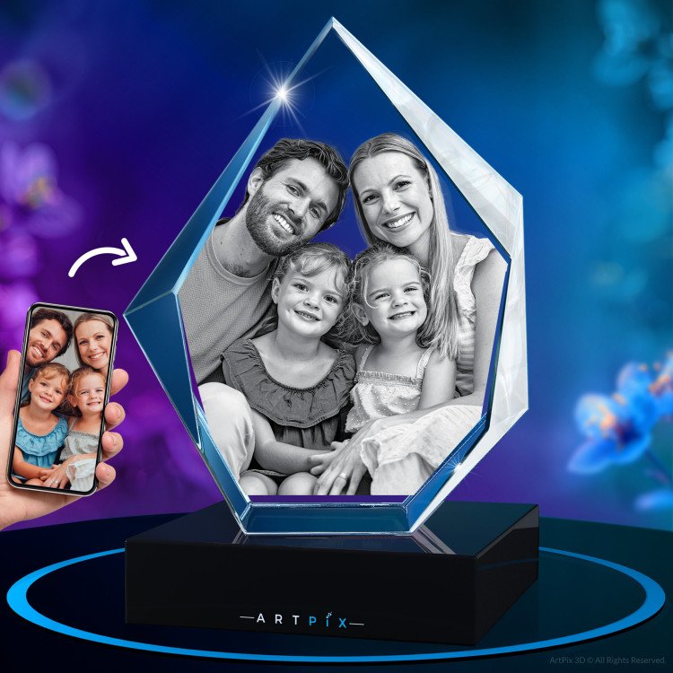 3D Crystal Iceberg mother's day gift idea for 2024