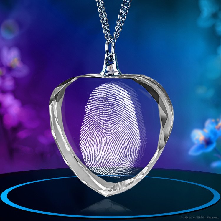 Fingerprint Heart mother's day gift idea for 2024