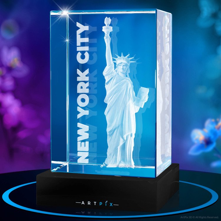Statue of Liberty 3D Crystal mother's day gift idea for 2024