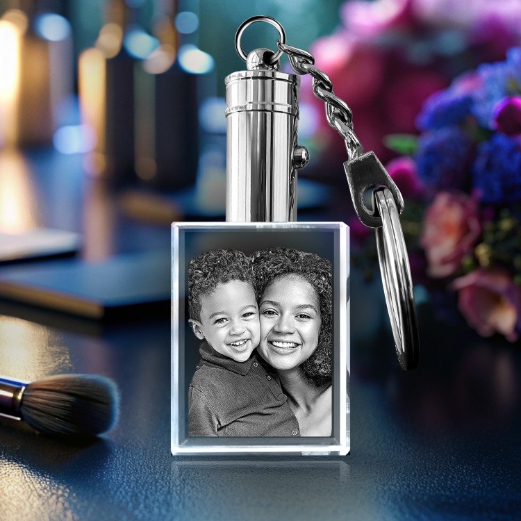 Keychain Photo Rectangle 2D #1