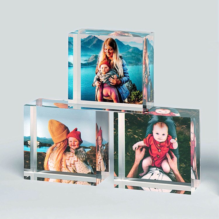 2x2 3D Acrylic Photo Block