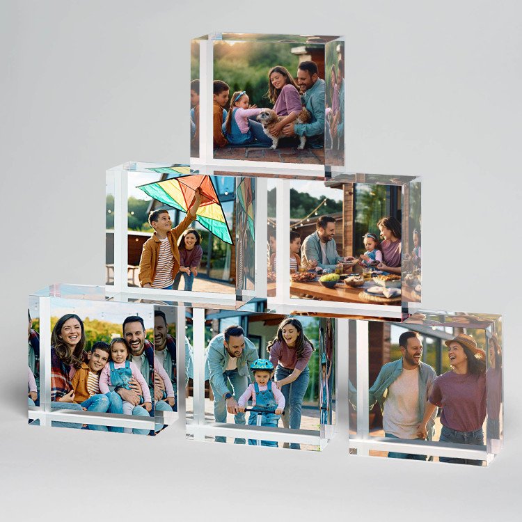 2x2 Family Set of Acrylic Blocks