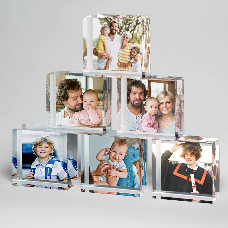 2x2 Parent Memories Sets of Acrylic Blocks