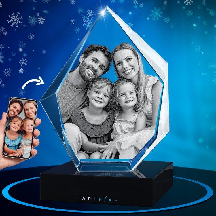 3D Crystal Iceberg Christmas Gift Idea for 2024