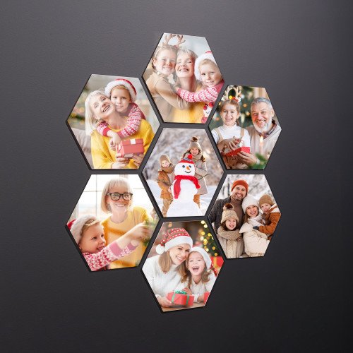 6.9x8 Hexagon Glass Tile Prints