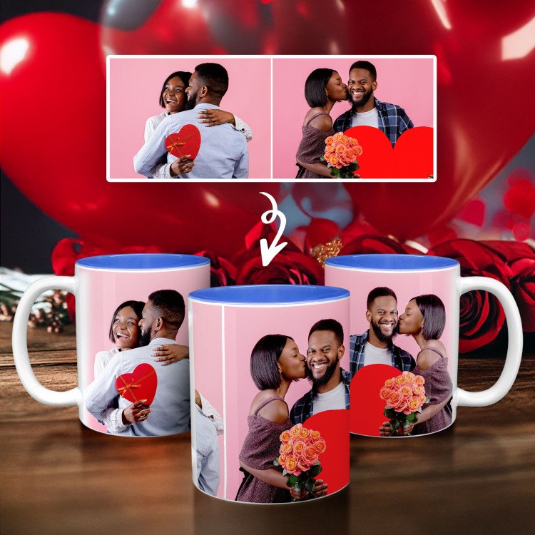 2 Photo Collage Mug