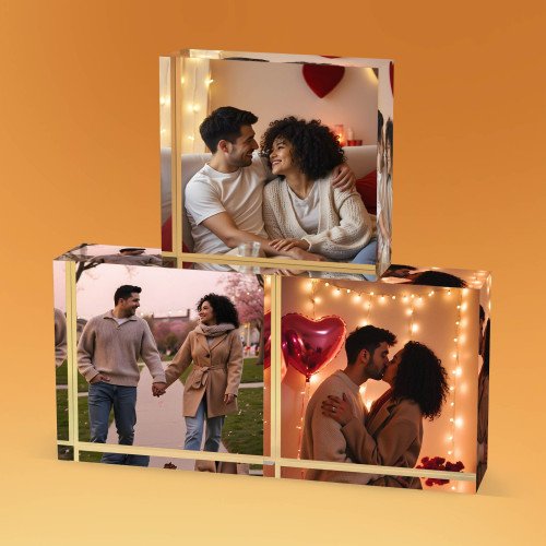 4x4 3D Acrylic Photo Block