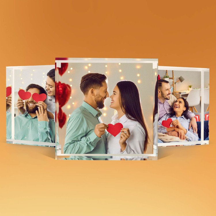 8x8 3D Acrylic Photo Block