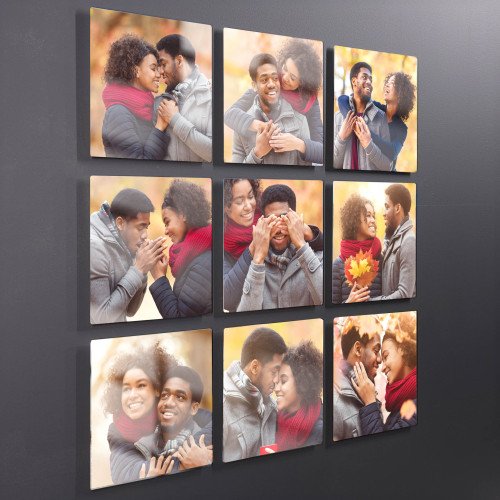 10x10 Glass Tile Prints with photo inside