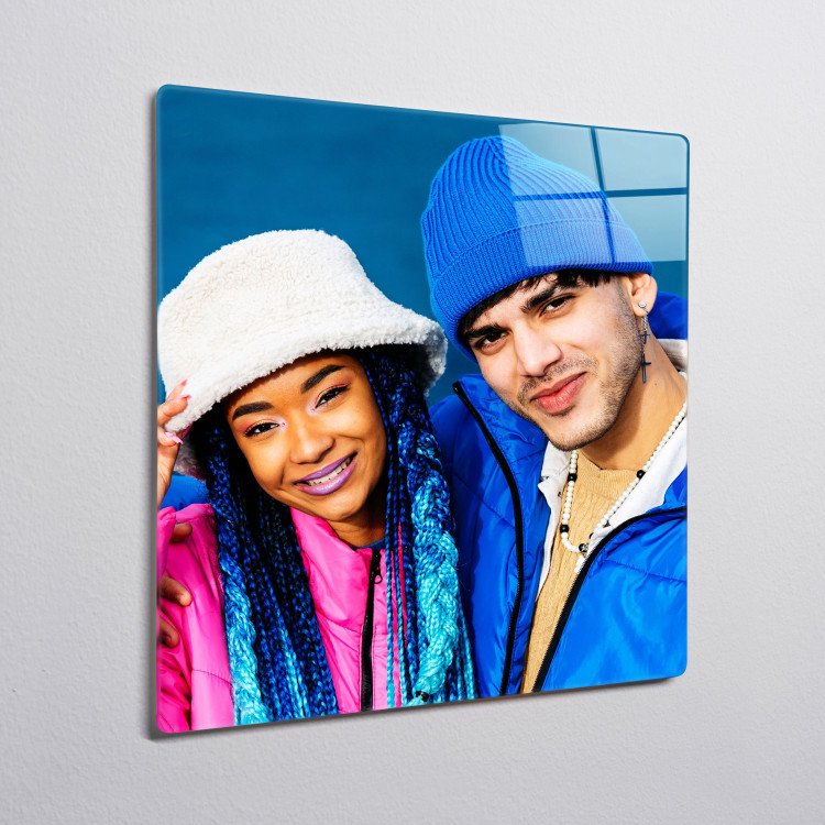 8x8 Glass Tile Prints with photo inside VD gift