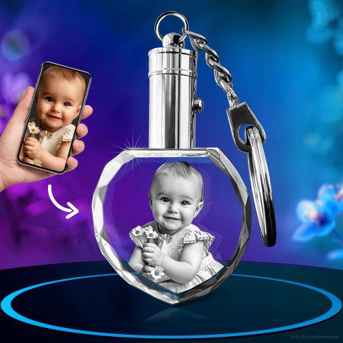 Keychain Heart 3D for Mother's Day
