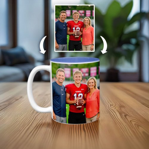 Single Photo Mug custom gift for Father's Day 2025