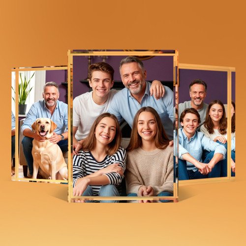 5x7 3D Acrylic Photo Rectangle