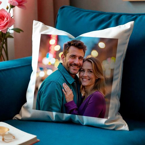 Square Photo Pillow Cover