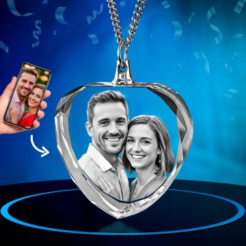 3D Necklace Heart for Birthdays