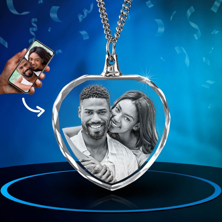 2D Necklace Heart for Birthdays