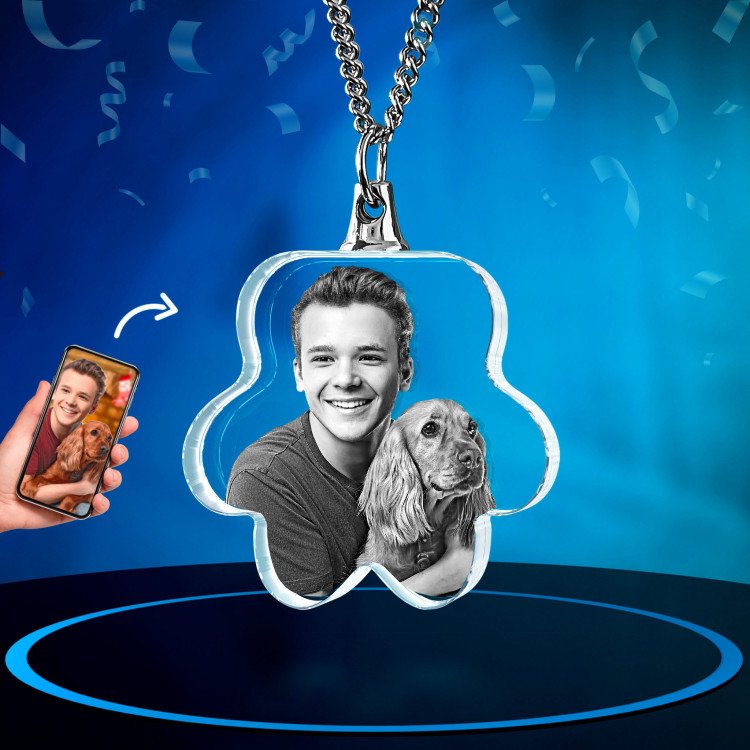 3D Necklace Pet Paw for Birthdays