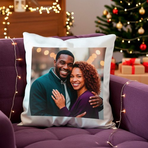 Square Photo Pillow Cover gift for Xmas 25
