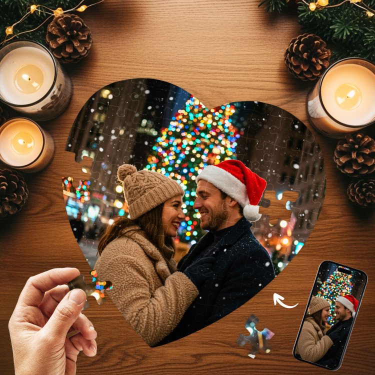 Heart Photo Puzzle - 75 pieces