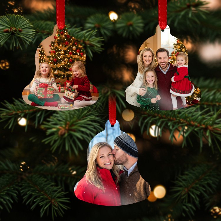 Double Sided Bell Metal Ornament