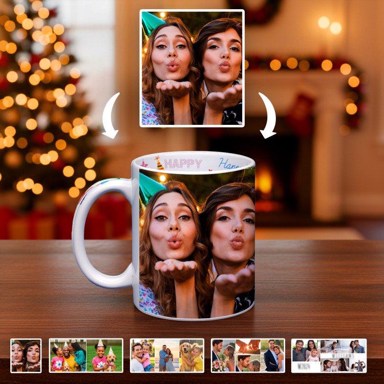 Happy Birthday Photo Mug