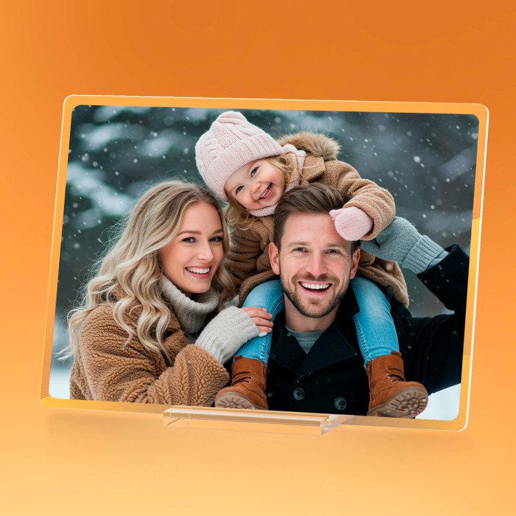 8x6.5 Acrylic Plaque with Stand xmas gift 2025