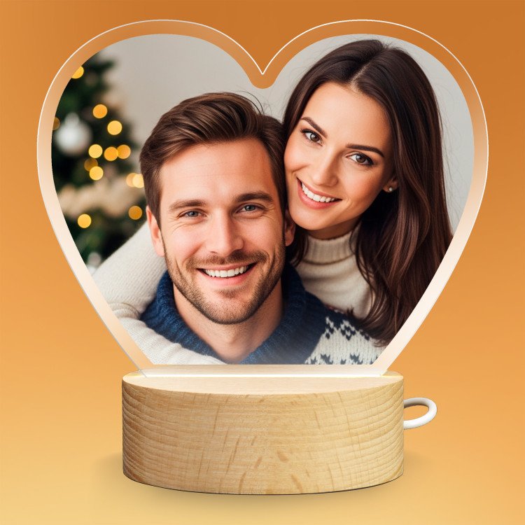 Acrylic Heart Plaque xmas gift 2025