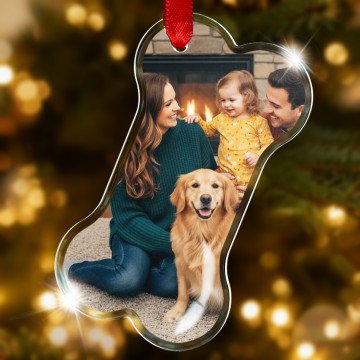 Bone Glass Ornament custom gift for Xmas 25