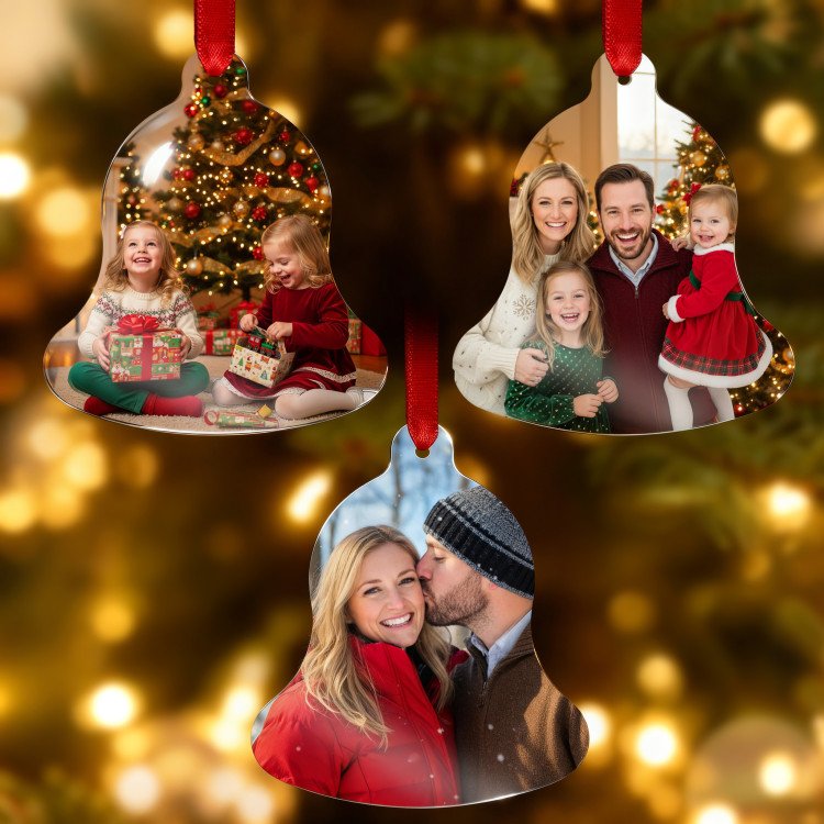 Double Sided Bell Metal Ornament