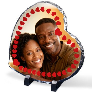 Heart Frame Photo Slate