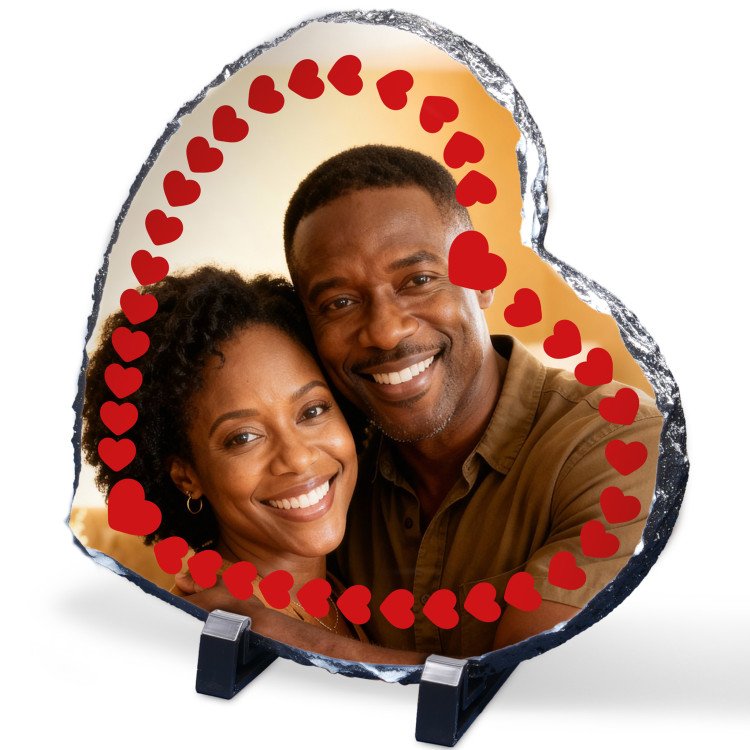 Heart Frame Photo Slate
