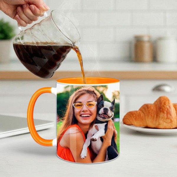 amazon coffee mugs for men 20oz Porcelain Coffee Mugs Set of 4 Large Tall Coffee Cups Black main image 0