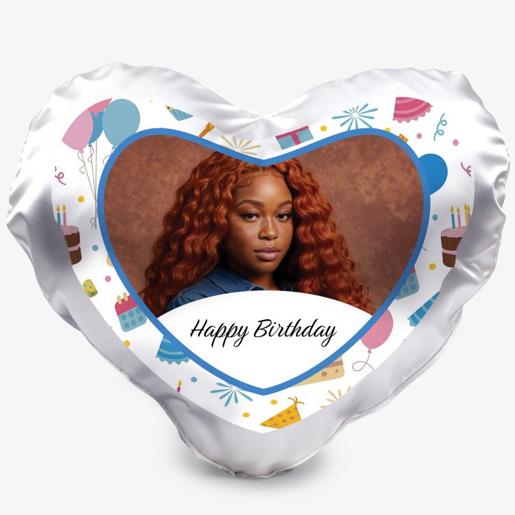 Birthday Heart Pillow Cover
