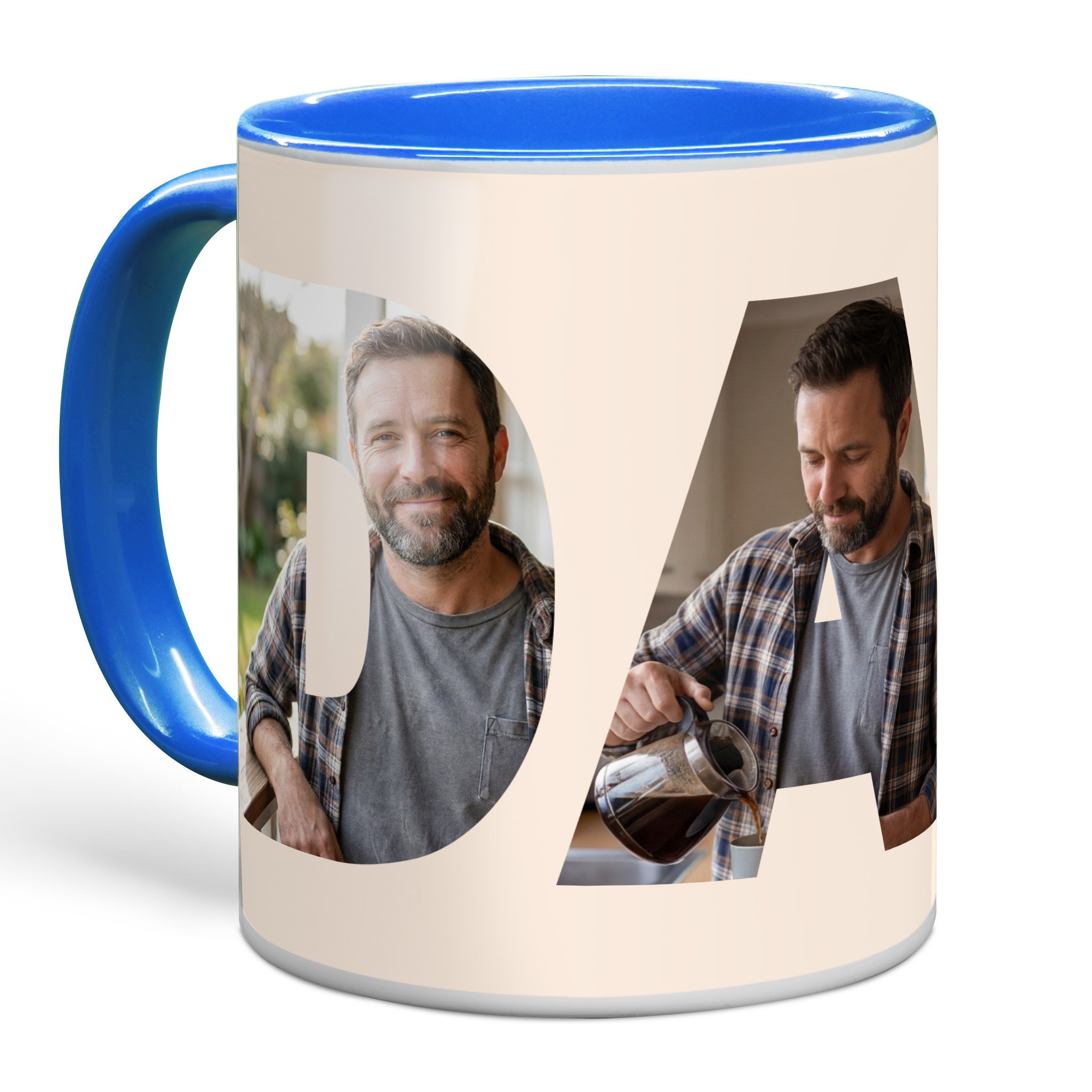 DAD Collage Photo Mug | Color
