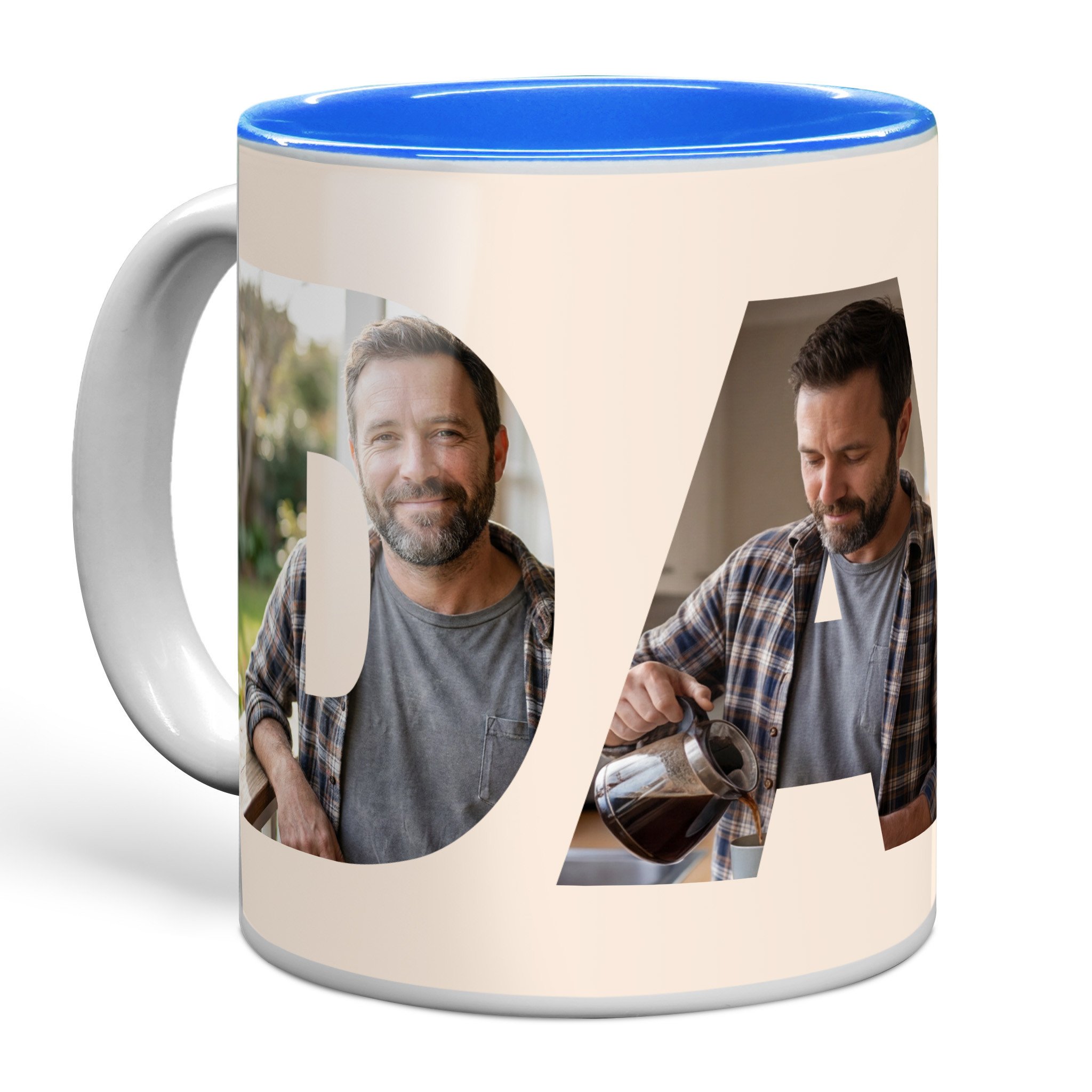 DAD Collage Photo Mug