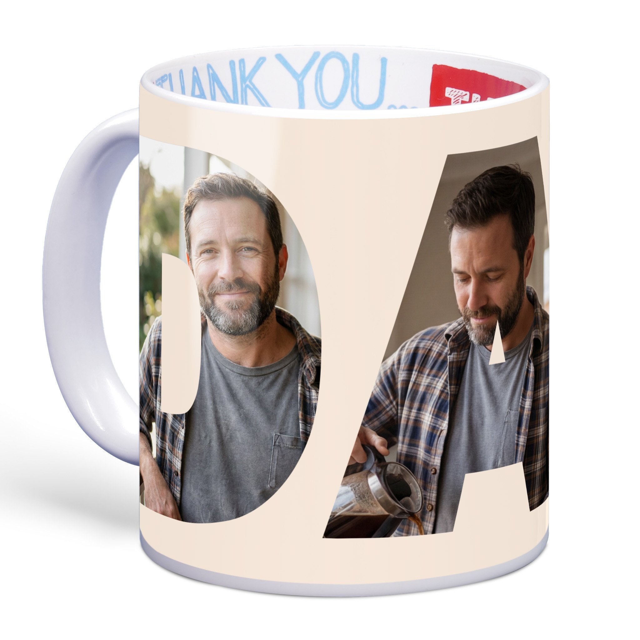 DAD Collage Photo Mug | Thank You