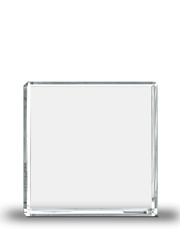 3D Crystal Square for Back to School