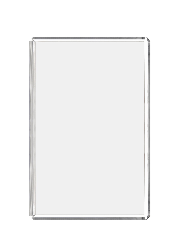 3D Crystal Rectangle for Back to School