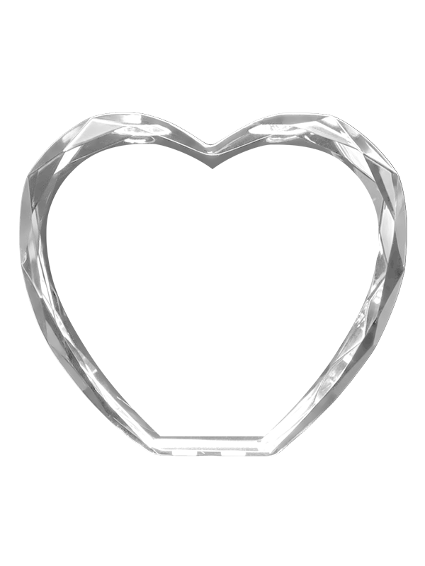 3D Crystal Gem Heart for Back to School