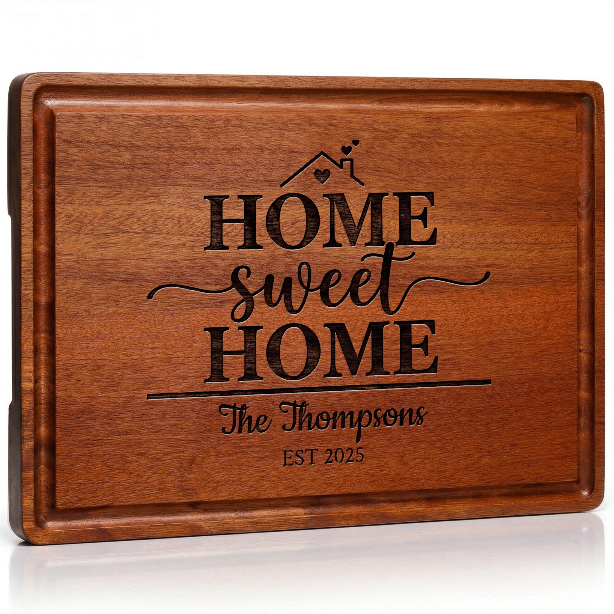 Home Sweet Home Acacia Cutting Board