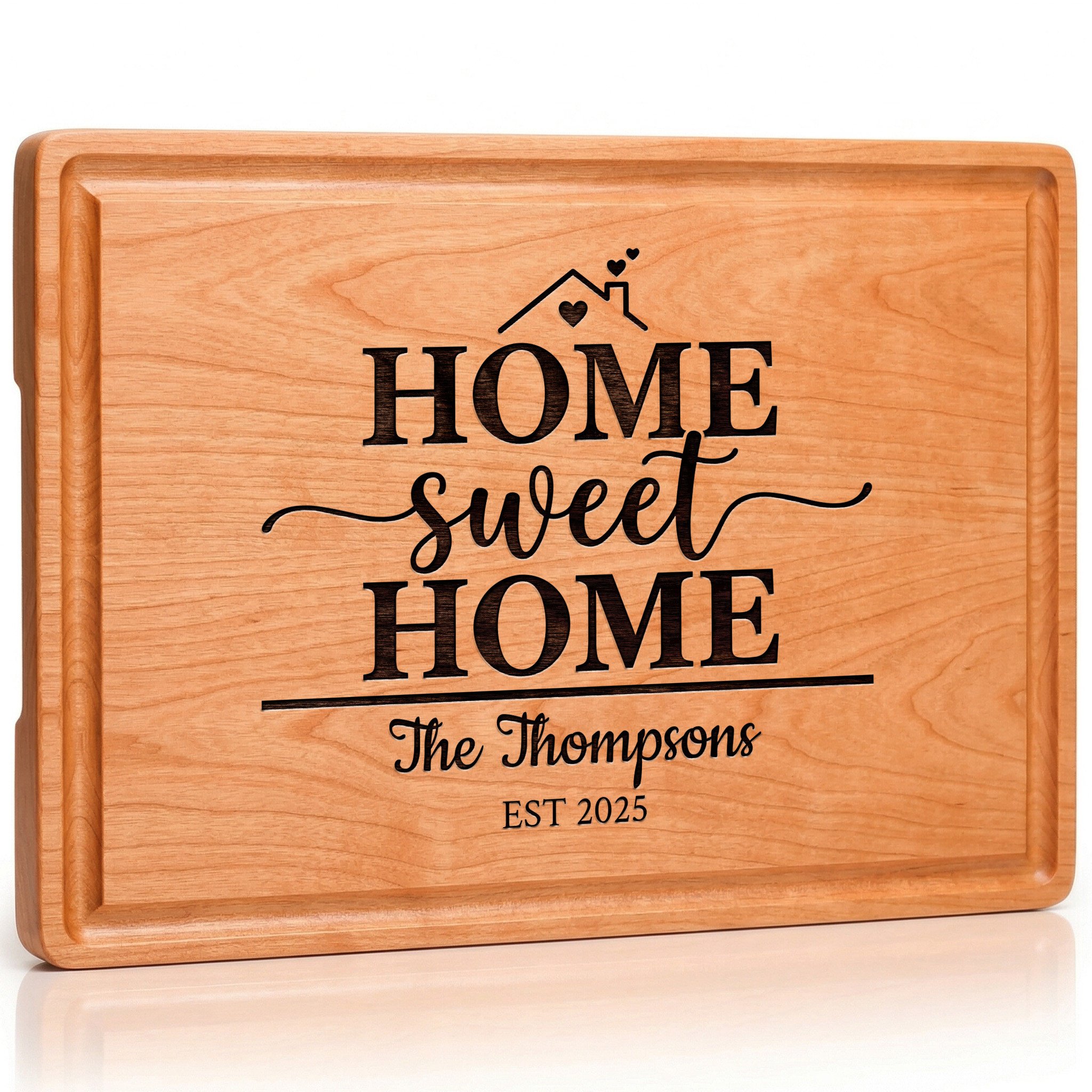 Home Sweet Home Cherry Cutting Board
