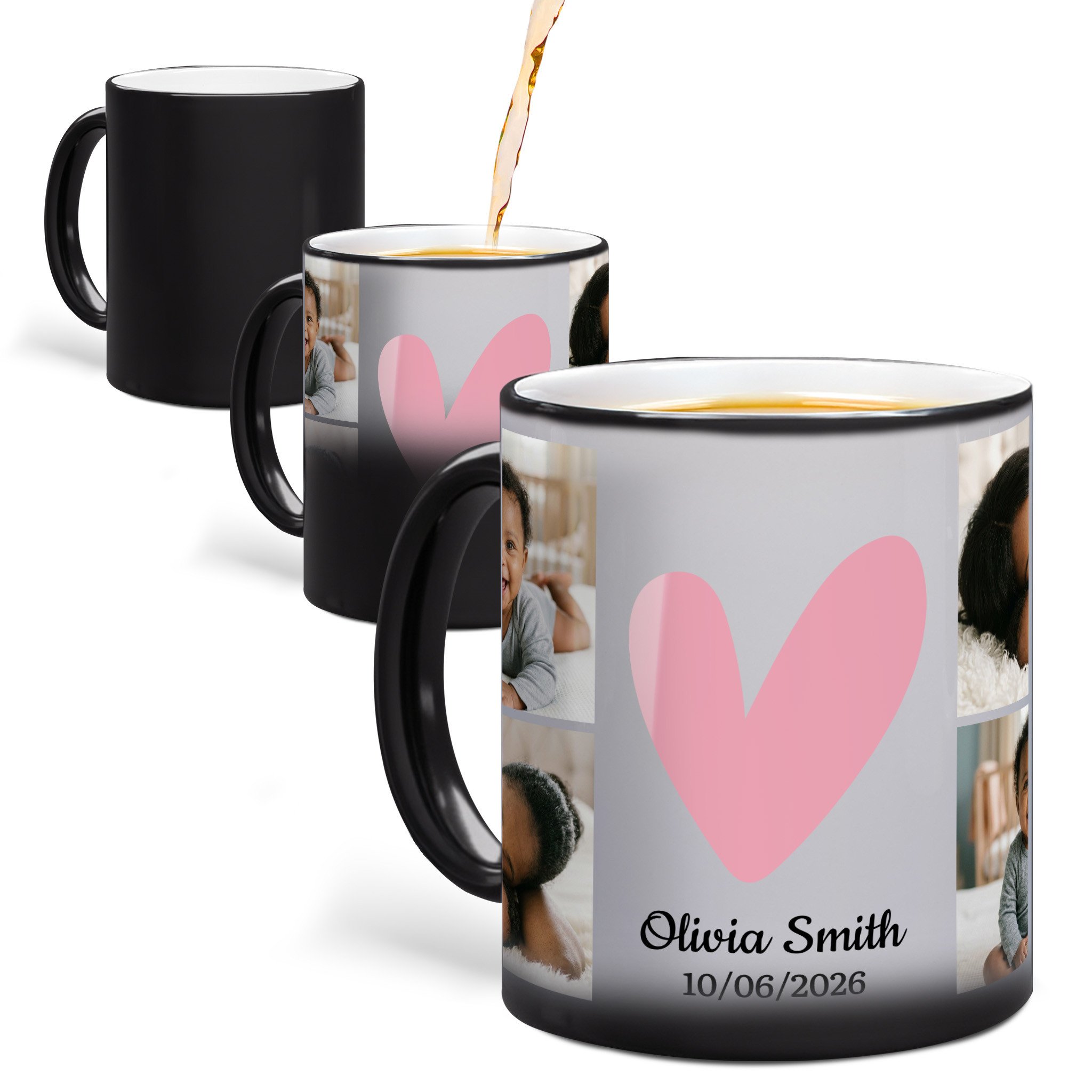 Sweetheart Photo Collage Photo Mug | Matte